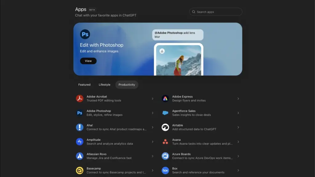 chatgpt app store