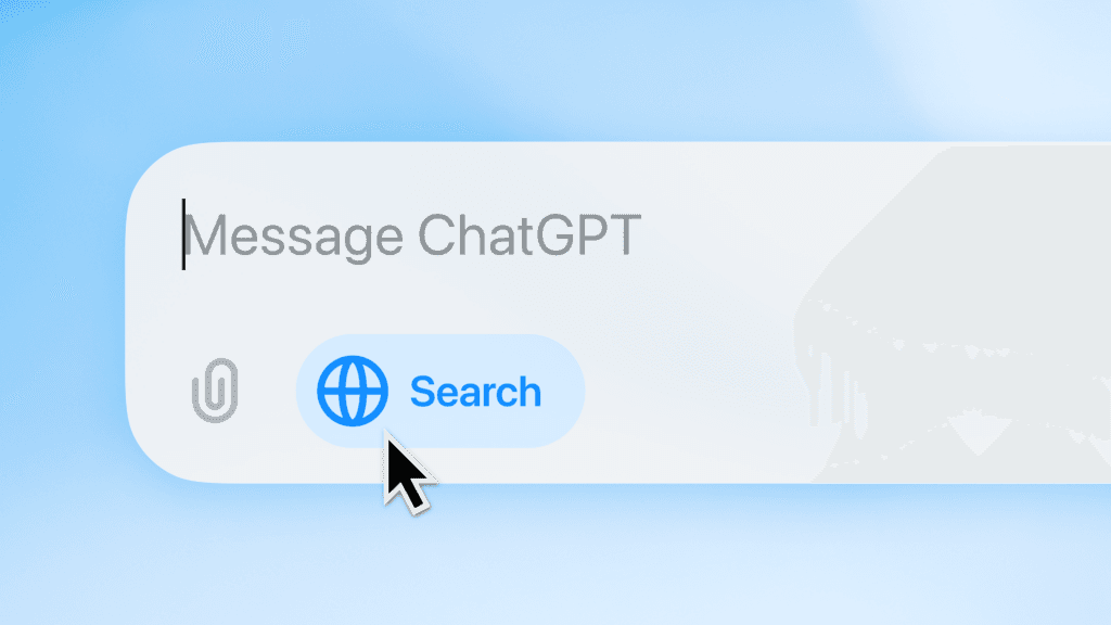 chatgpt search bar