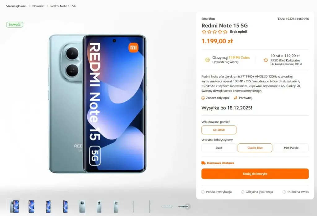 xiaomi redmi note 15